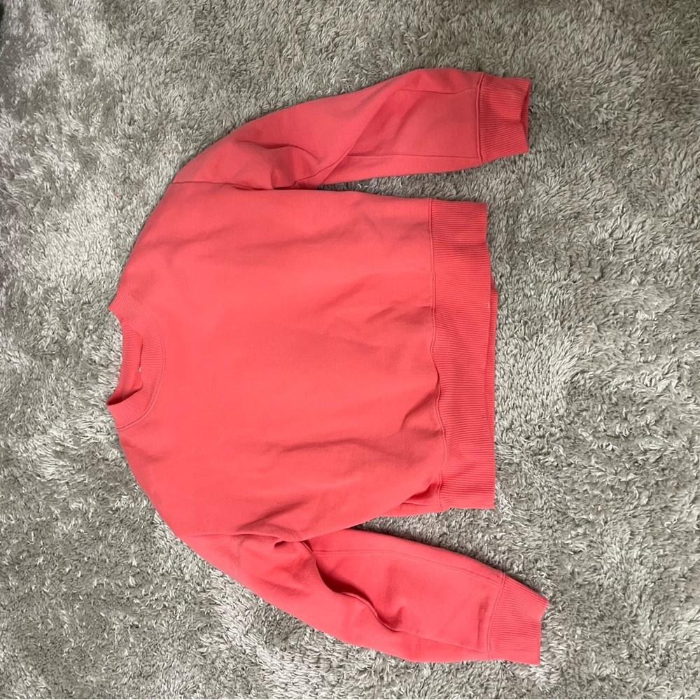 Comfy pink pullover. From Target. Rarely worn.